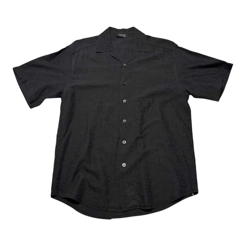 Authentic‎ Versace Classic V2 AOP Casual Button Down Shirt Men's Small Oversized
